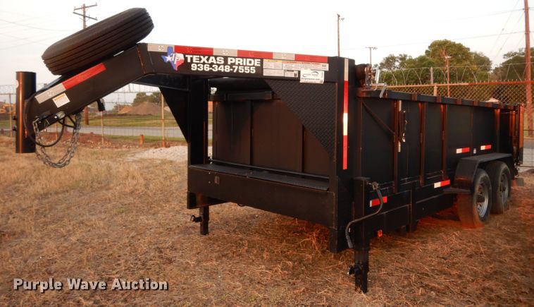 image for item DG6901 2017 Texas Pride dump trailer