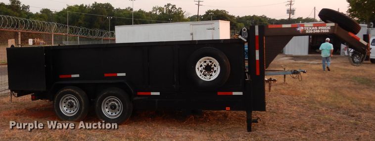 image for item DG6901 2017 Texas Pride dump trailer