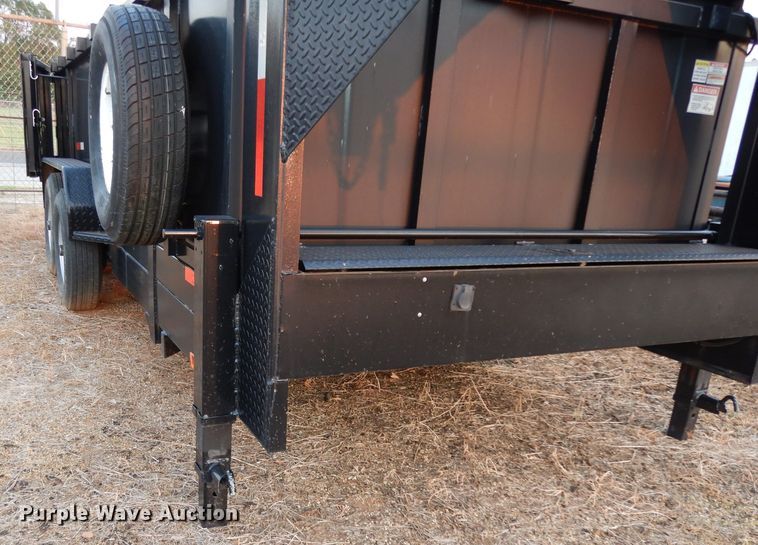 image for item DG6901 2017 Texas Pride dump trailer
