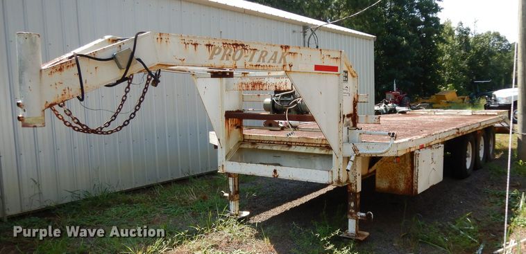 image for item DG6933 1999 Wyatt's Trailer Pro Trak equipment trailer