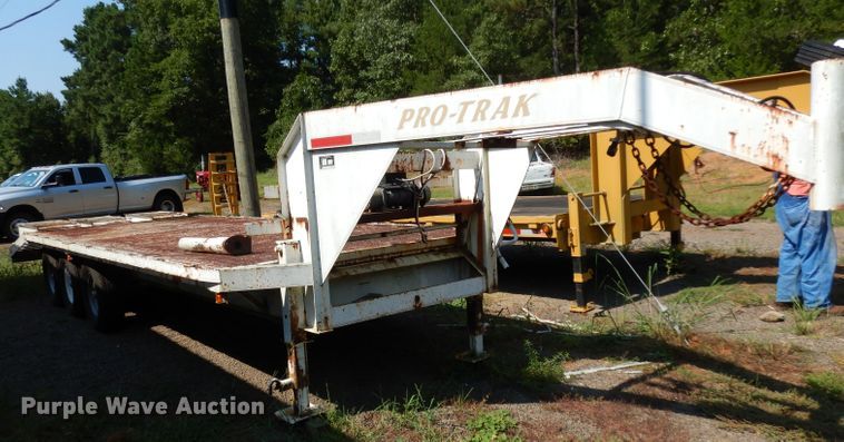 image for item DG6933 1999 Wyatt's Trailer Pro Trak equipment trailer