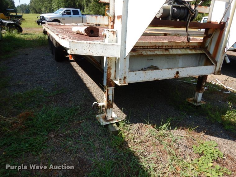 image for item DG6933 1999 Wyatt's Trailer Pro Trak equipment trailer