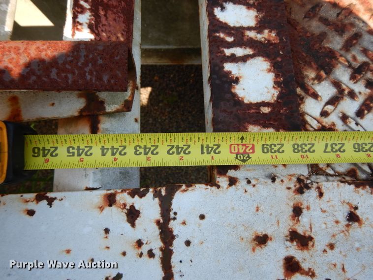 image for item DG6933 1999 Wyatt's Trailer Pro Trak equipment trailer