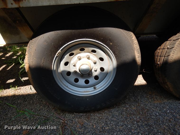 image for item DG6933 1999 Wyatt's Trailer Pro Trak equipment trailer