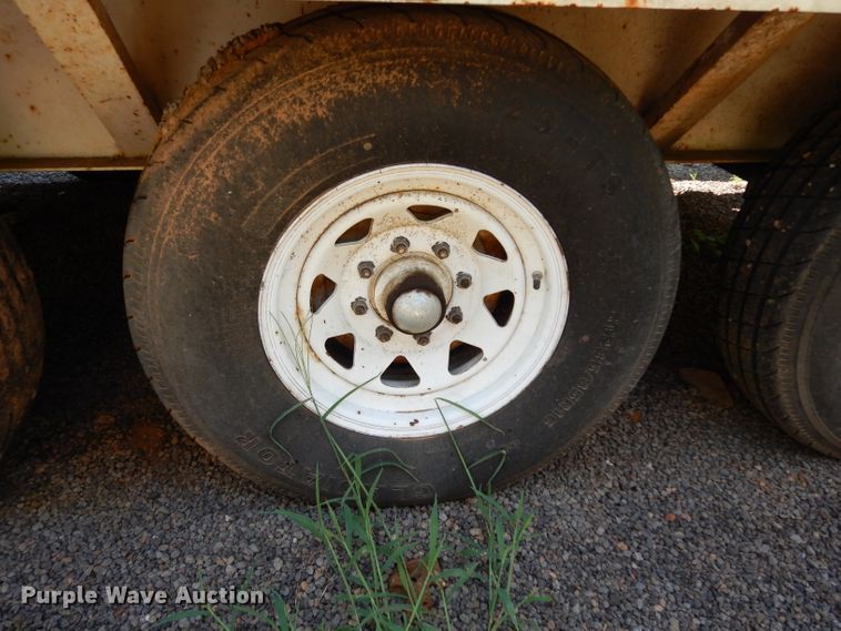 image for item DG6933 1999 Wyatt's Trailer Pro Trak equipment trailer