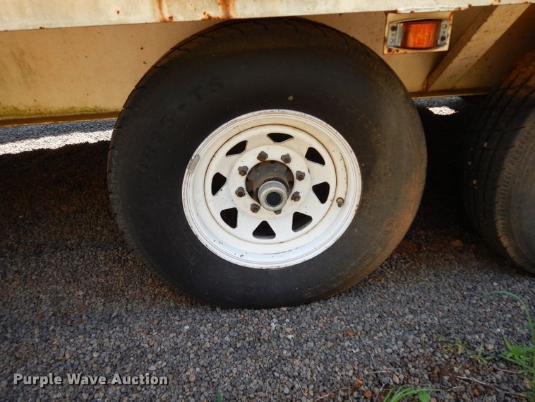 image for item DG6933 1999 Wyatt's Trailer Pro Trak equipment trailer