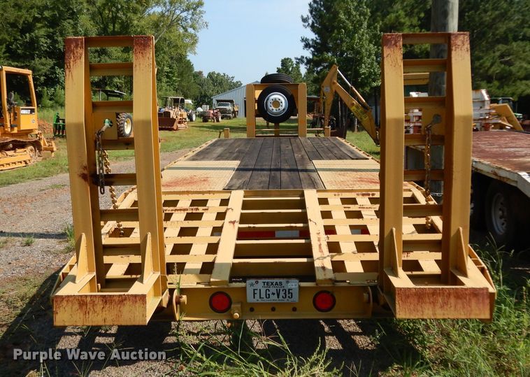 image for item DG6934 2016 Belshe equipment trailer