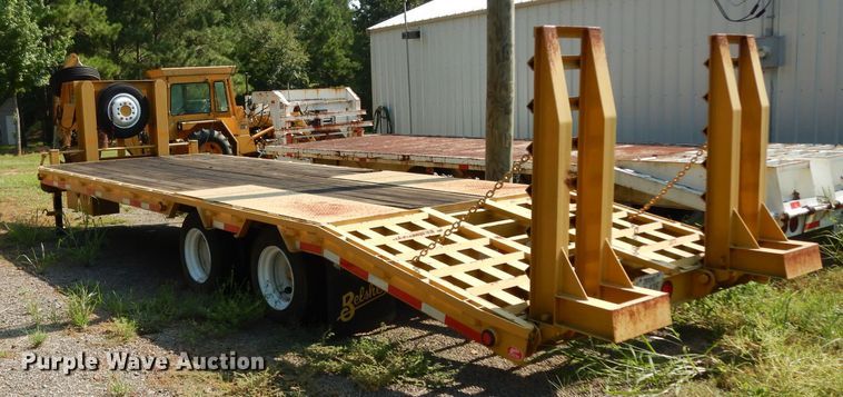 image for item DG6934 2016 Belshe equipment trailer