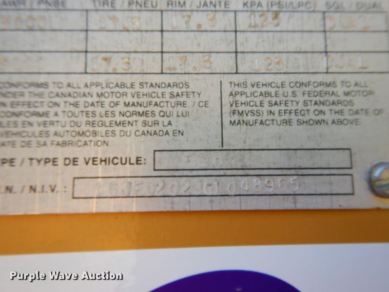 image for item DG6934 2016 Belshe equipment trailer