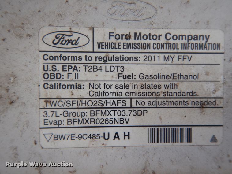 image for item DG6995 2011 Ford F150  pickup truck