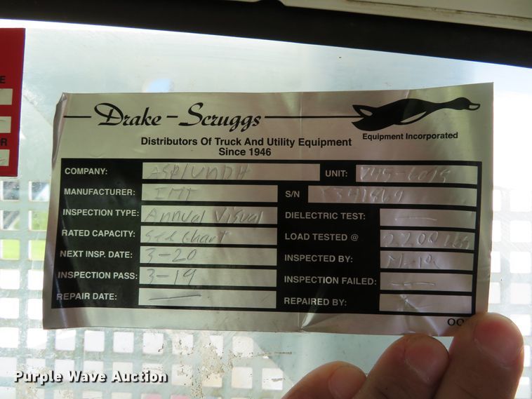 image for item DH1149 2006 GMC C8500  flatbed truck with crane