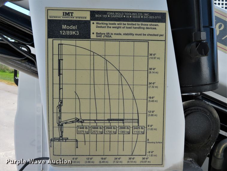image for item DH1149 2006 GMC C8500  flatbed truck with crane