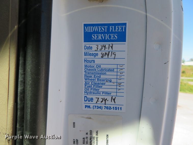 image for item DH1149 2006 GMC C8500  flatbed truck with crane