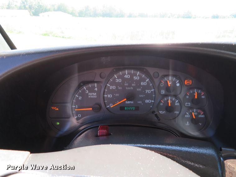 image for item DH1149 2006 GMC C8500  flatbed truck with crane