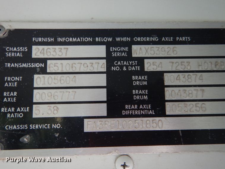 image for item DH5162 2007 Blue Bird All American FE  school bus