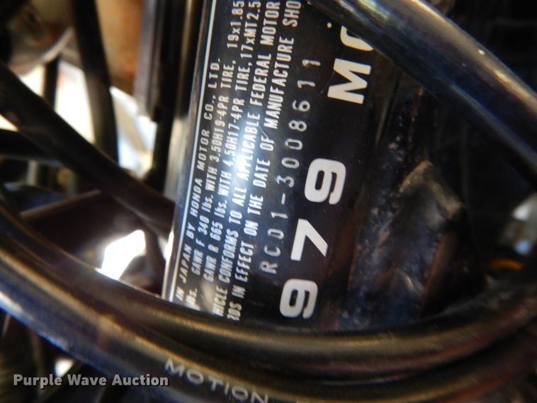 image for item DI7628 1979 Honda CB750K Limited motorcycle