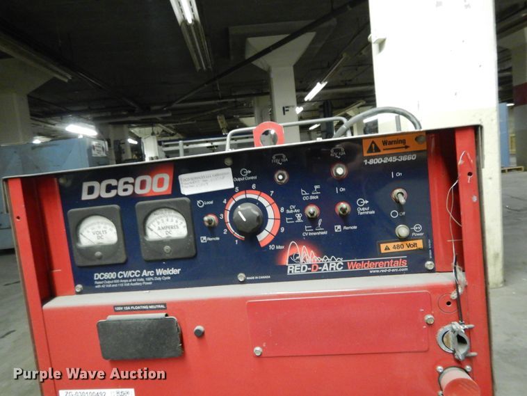 image for item DI7646 Red-d-arc DC600 welder