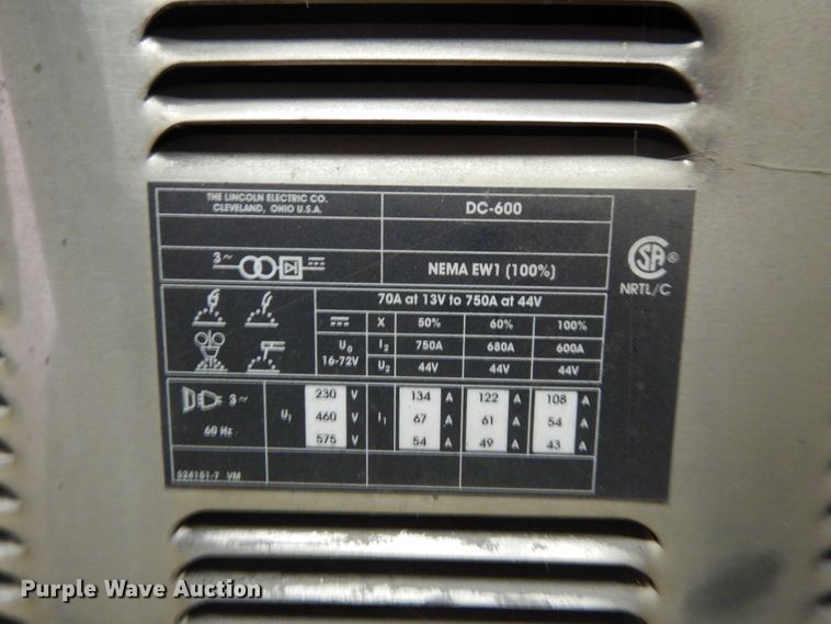 image for item DI7647 Red-d-arc DC600 welder