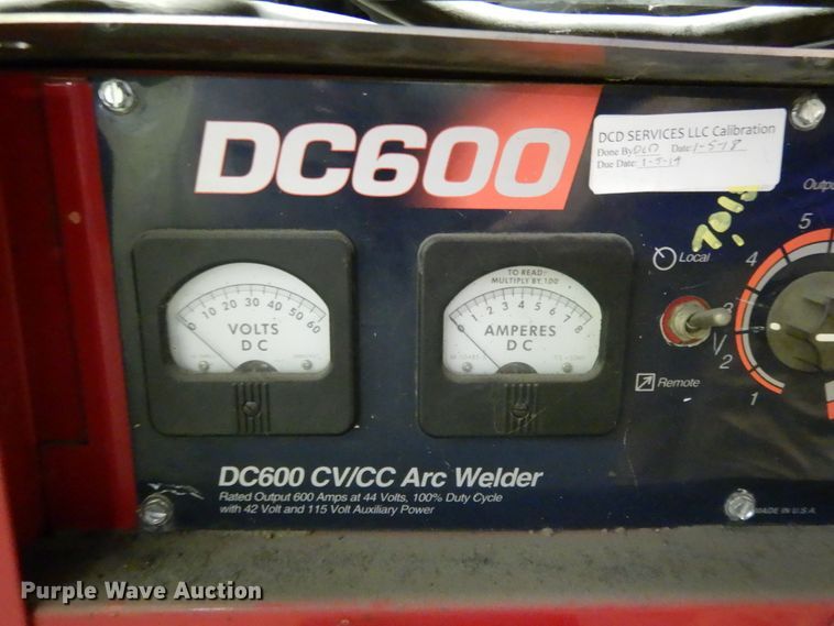 image for item DI7648 Red-d-arc DC600 welder