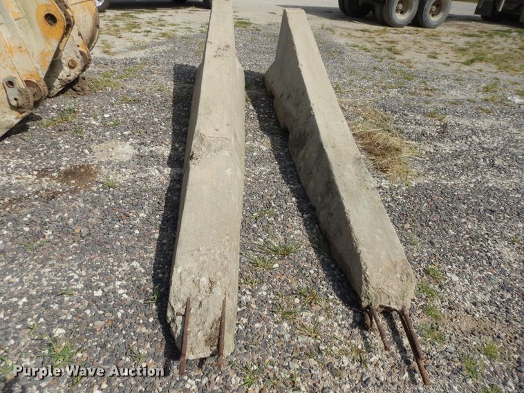 image for item DI7689 (2) tapered concrete barriers