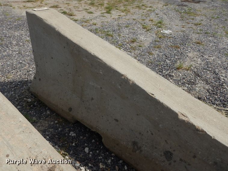 image for item DI7689 (2) tapered concrete barriers