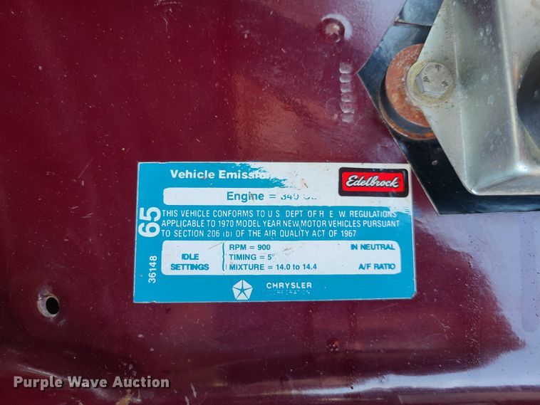 image for item EL9999 1980 Dodge Magnum