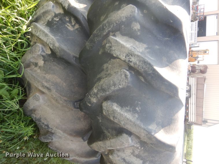 image for item FT9175 (2) Goodyear 18.4-34 tires and wheels