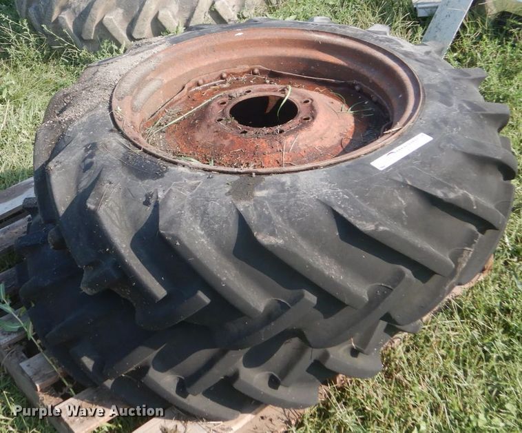 image for item FT9181 (2) Goodyear 10-24 tires and wheels