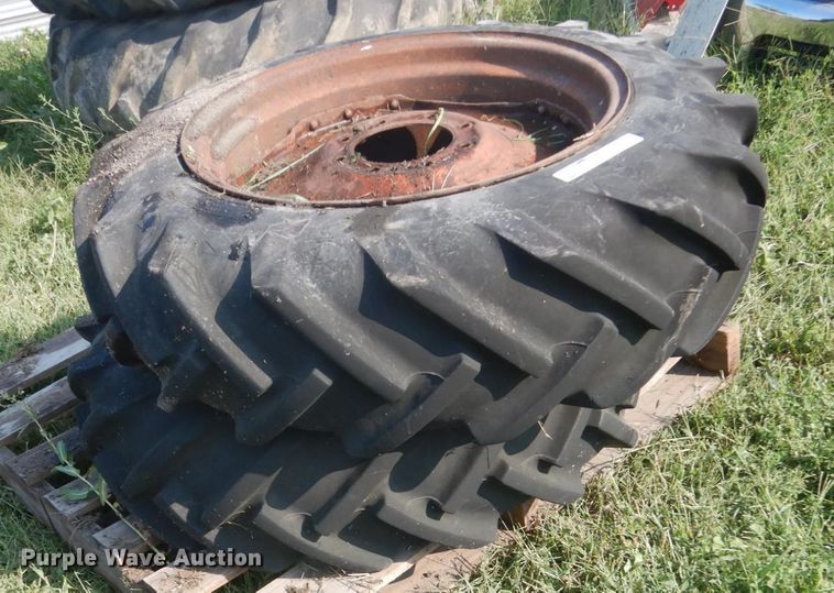 image for item FT9181 (2) Goodyear 10-24 tires and wheels
