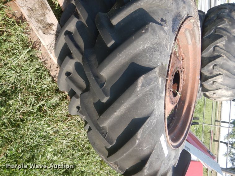 image for item FT9181 (2) Goodyear 10-24 tires and wheels