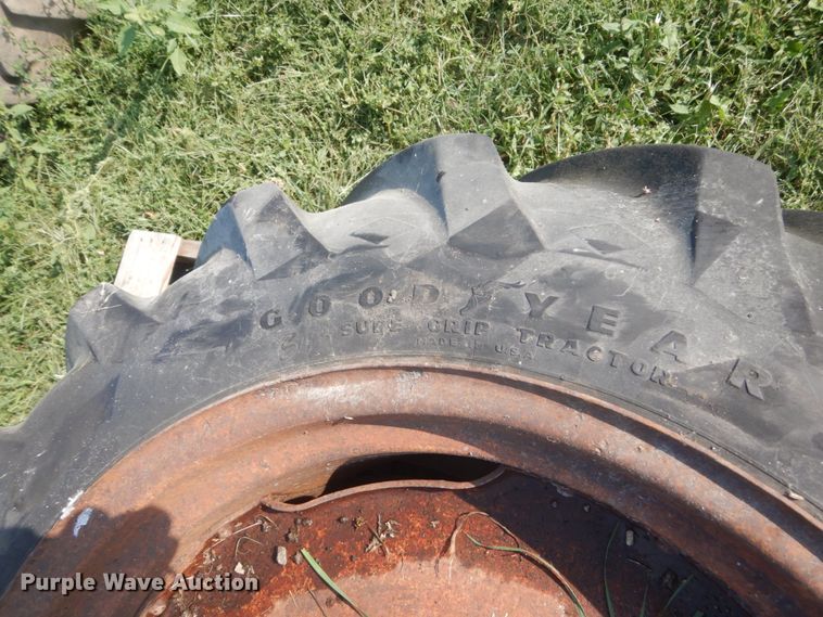 image for item FT9181 (2) Goodyear 10-24 tires and wheels