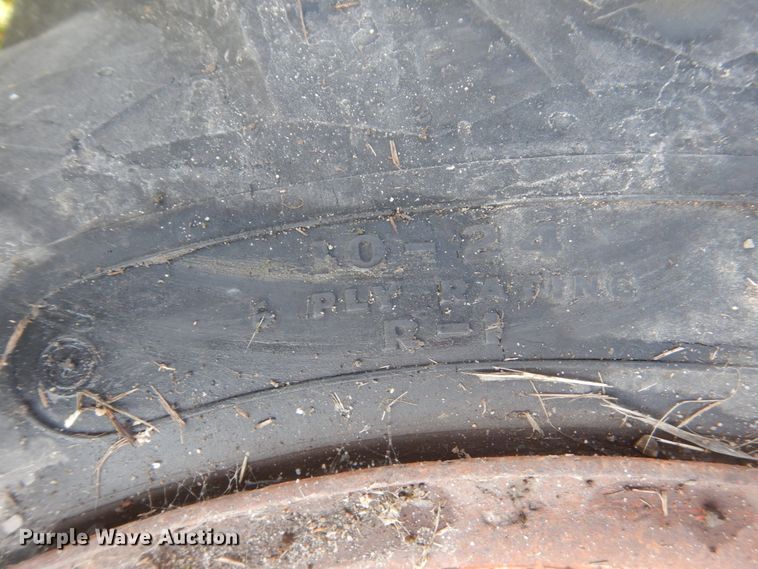 image for item FT9181 (2) Goodyear 10-24 tires and wheels