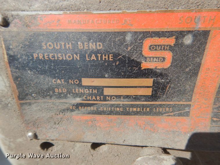 image for item FT9199 South Bend metal lathe