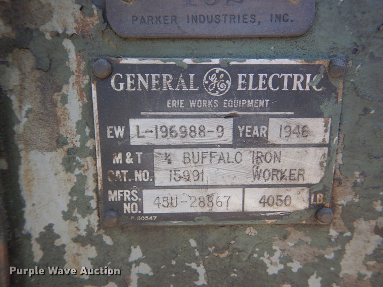 image for item FT9200 Buffalo 15991 iron worker