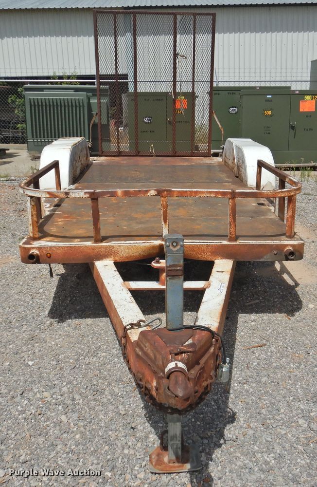 image for item GN9912 Shop built utility trailer