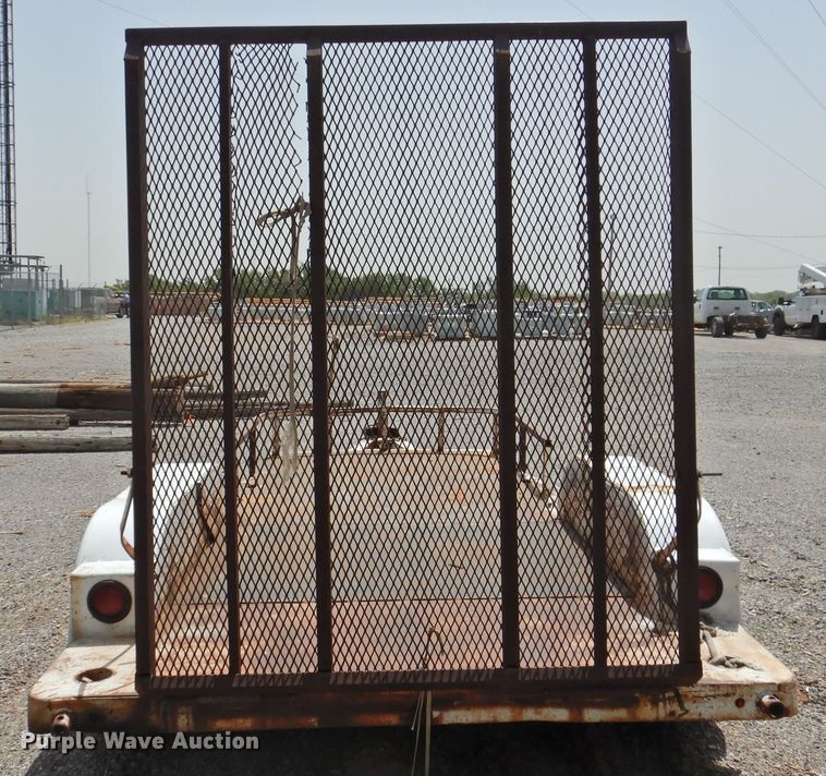 image for item GN9912 Shop built utility trailer
