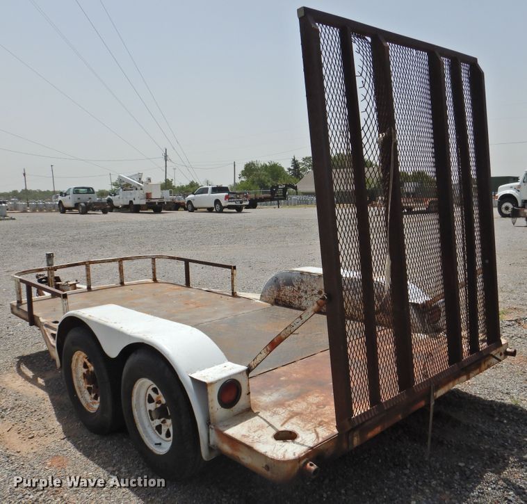 image for item GN9912 Shop built utility trailer
