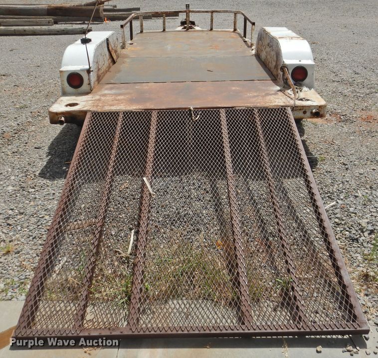 image for item GN9912 Shop built utility trailer
