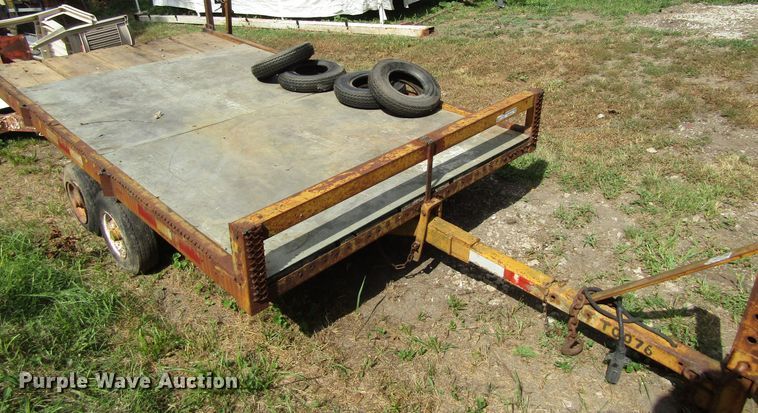 image for item GQ9103 Shop built utility trailer