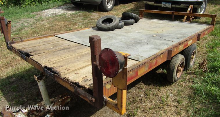 image for item GQ9103 Shop built utility trailer