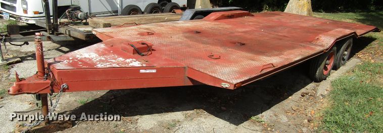 image for item GQ9104 Shop built equipment trailer