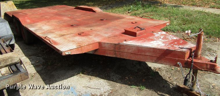 image for item GQ9104 Shop built equipment trailer