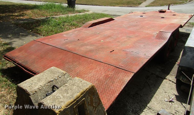 image for item GQ9104 Shop built equipment trailer