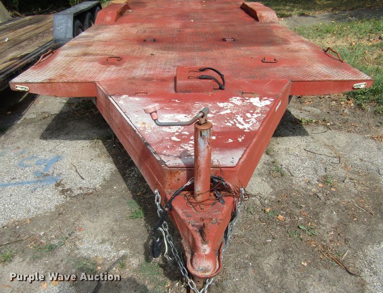 image for item GQ9104 Shop built equipment trailer