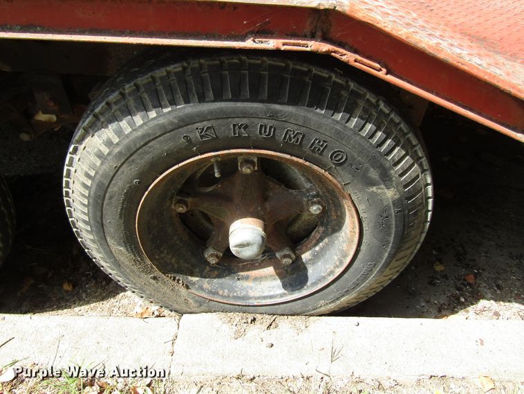 image for item GQ9104 Shop built equipment trailer