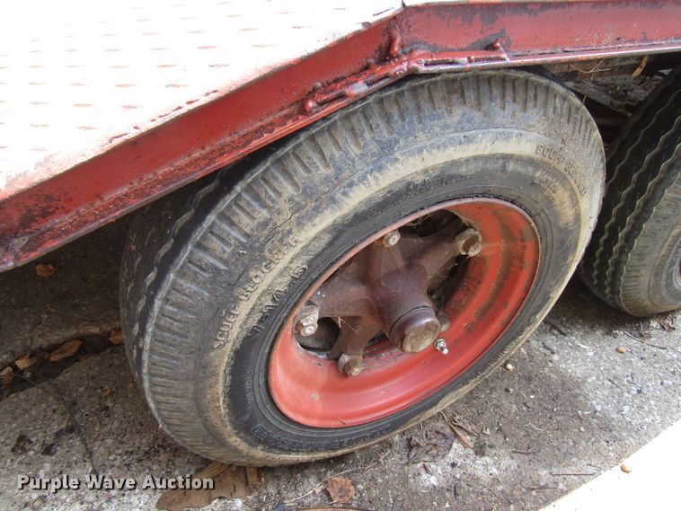 image for item GQ9104 Shop built equipment trailer