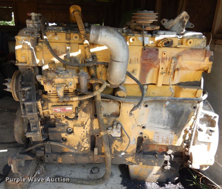image for item GQ9754 1994 Caterpillar 3406E 14.6L six cylinder diesel engine