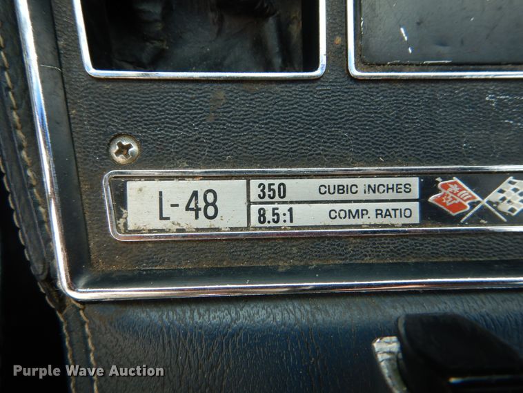 image for item GR9721 1975 Chevrolet Corvette Stingray