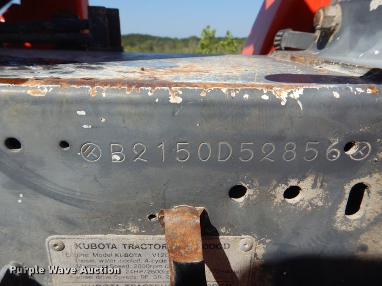 image for item GR9765 Kubota B2150  tractor