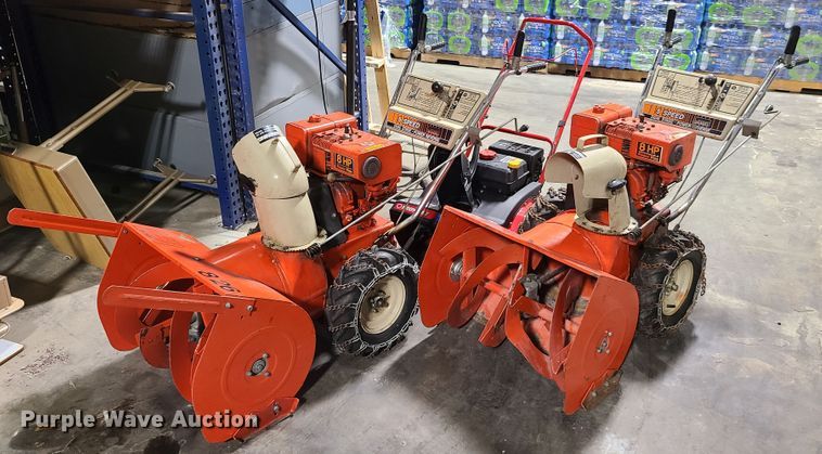 image for item GY9492 (3) snow blowers